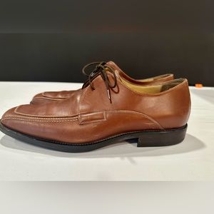 Johnston & Murphy Men’s Leather Square Toe Oxford Size 10.5 Brown